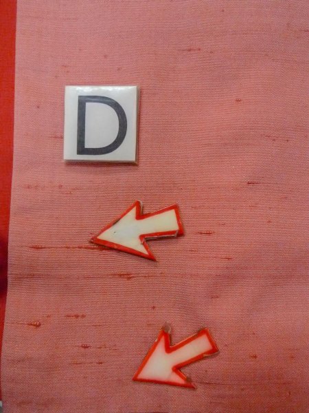 画像19: N1210P 女性用紬  シルク(正絹) 淡い珊瑚色, 菊 【中古】【USED】【リサイクル】 ★★☆☆☆【N1210P】 (19)