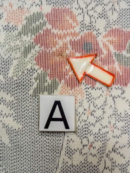 画像14: N1210S 女性用紬  シルク(正絹) 淡いマルチカラー, 花 【中古】【USED】【リサイクル】 ★★★☆☆【N1210S】 (14)