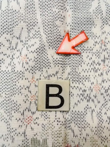 画像15: N1210S 女性用紬  シルク(正絹) 淡いマルチカラー, 花 【中古】【USED】【リサイクル】 ★★★☆☆【N1210S】 (15)