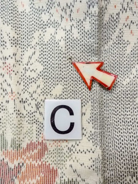 画像16: N1210S 女性用紬  シルク(正絹) 淡いマルチカラー, 花 【中古】【USED】【リサイクル】 ★★★☆☆【N1210S】 (16)