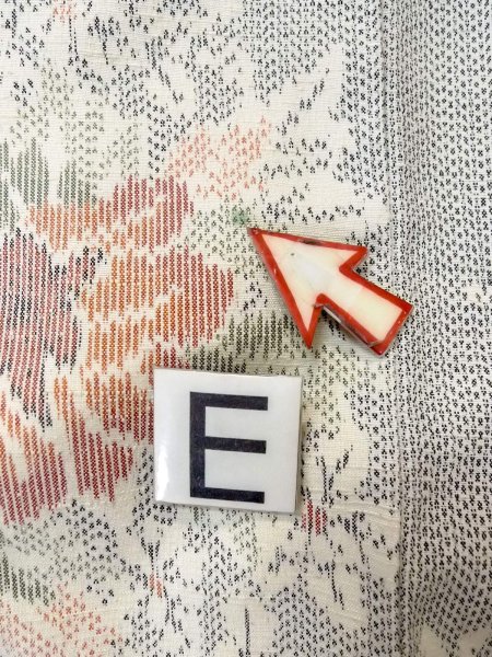 画像18: N1210S 女性用紬  シルク(正絹) 淡いマルチカラー, 花 【中古】【USED】【リサイクル】 ★★★☆☆【N1210S】 (18)