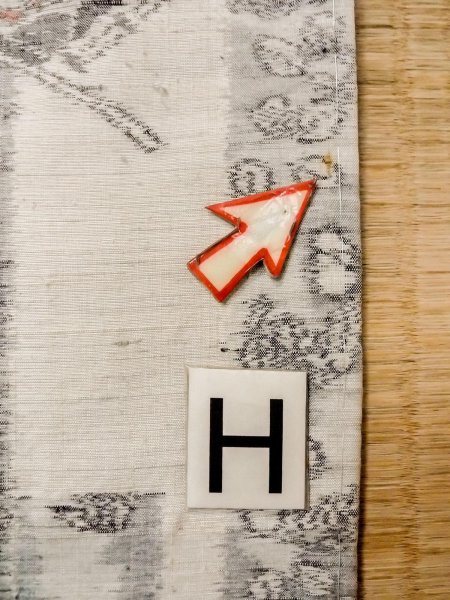 画像21: N1210V 女性用紬  シルク(正絹) アイボリー, 花 【中古】【USED】【リサイクル】 ★★☆☆☆【N1210V】 (21)