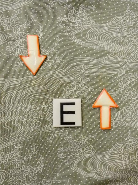 画像19: N1210Z 女性用小紋 江戸小紋 シルク(正絹) 淡い灰色がかった緑色, 花 【中古】【USED】【リサイクル】 ★★★☆☆【N1210Z】 (19)