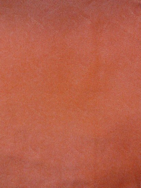 画像3: N1211E 女性用小紋 江戸小紋 シルク(正絹) 朱赤, 青海波 【中古】【USED】【リサイクル】 ★★☆☆☆【N1211E】 (3)