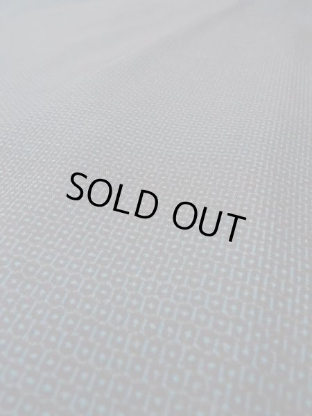 画像12: N1226A 男性用羽織 大島紬 シルク(正絹) 青み灰色, 亀甲 【中古】【USED】【リサイクル】 ★★★☆☆【N1226A】 (12)