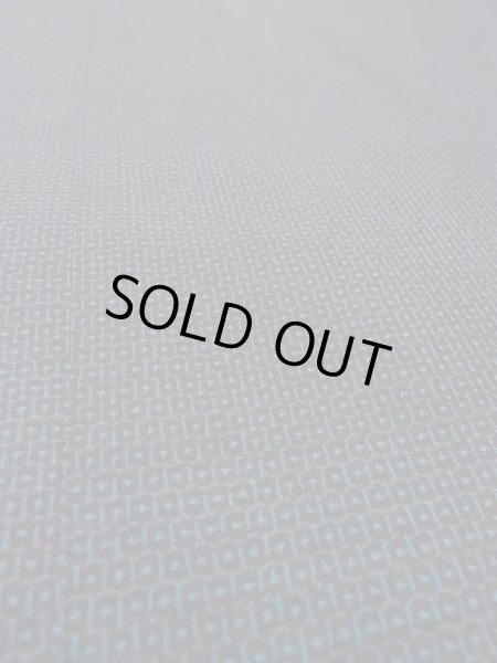 画像14: N1226A 男性用羽織 大島紬 シルク(正絹) 青み灰色, 亀甲 【中古】【USED】【リサイクル】 ★★★☆☆【N1226A】 (14)