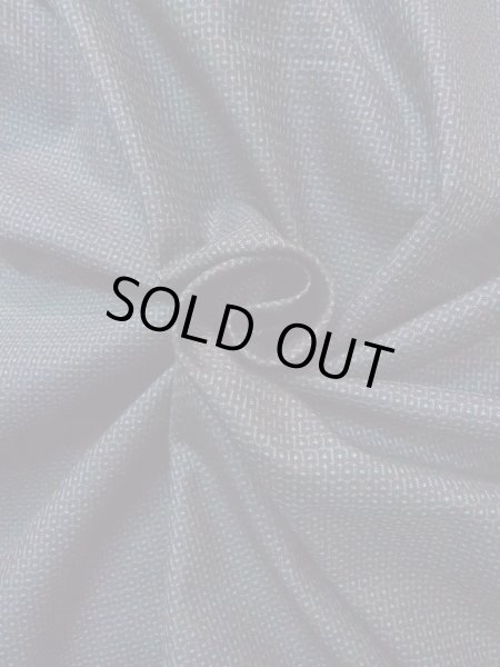 画像13: N1226B 男性用着物 大島紬 シルク(正絹) 青み灰色, 亀甲 【中古】【USED】【リサイクル】 ★★☆☆☆【N1226B】 (13)