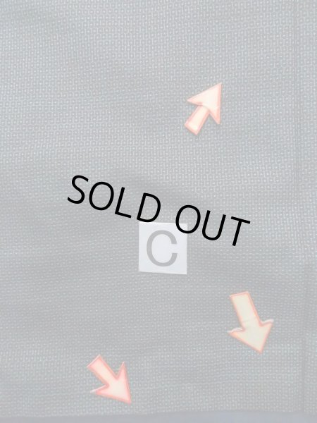 画像16: N1226B 男性用着物 大島紬 シルク(正絹) 青み灰色, 亀甲 【中古】【USED】【リサイクル】 ★★☆☆☆【N1226B】 (16)