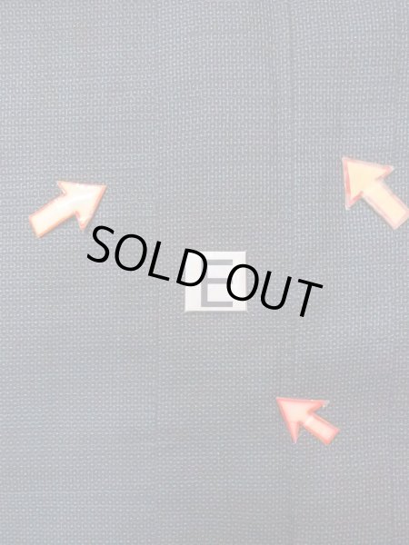 画像18: N1226B 男性用着物 大島紬 シルク(正絹) 青み灰色, 亀甲 【中古】【USED】【リサイクル】 ★★☆☆☆【N1226B】 (18)