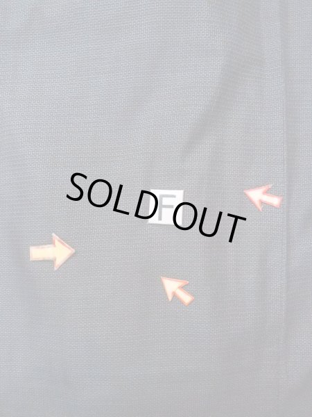 画像19: N1226B 男性用着物 大島紬 シルク(正絹) 青み灰色, 亀甲 【中古】【USED】【リサイクル】 ★★☆☆☆【N1226B】 (19)