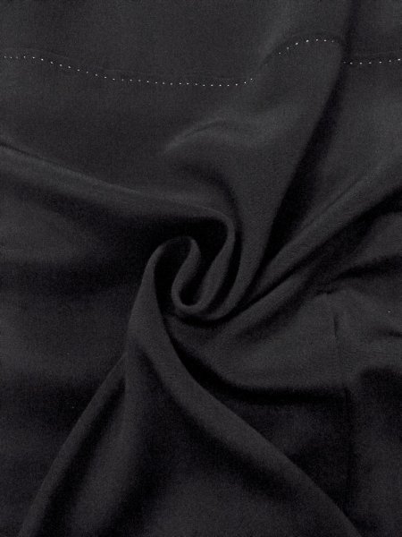 画像6: N1226C 女性用喪服  シルク(正絹) 黒,  【中古】【USED】【リサイクル】 ★★★☆☆【N1226C】 (6)