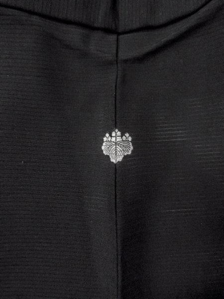 画像3: N1226D 女性用喪服  シルク(正絹) 黒,  【中古】【USED】【リサイクル】 ★★★☆☆【N1226D】 (3)