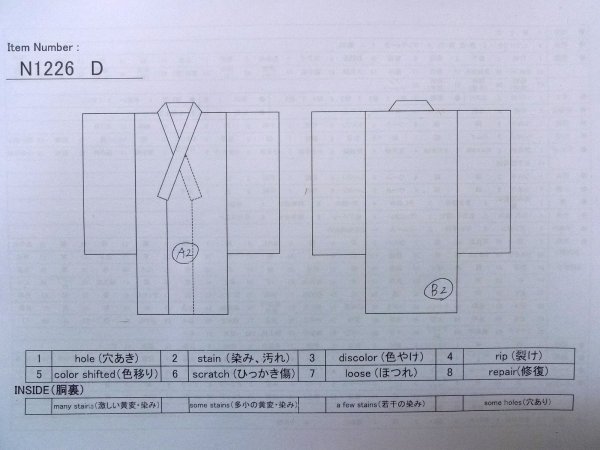 画像12: N1226D 女性用喪服  シルク(正絹) 黒,  【中古】【USED】【リサイクル】 ★★★☆☆【N1226D】 (12)