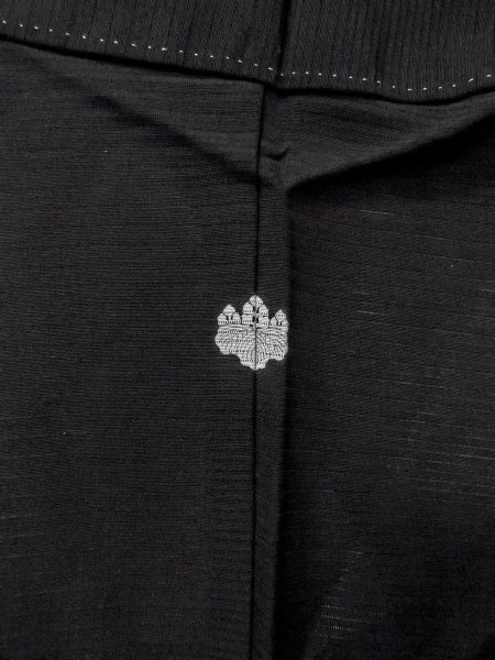 画像3: N1226H 女性用喪服  シルク(正絹) 黒,  【中古】【USED】【リサイクル】 ★★★☆☆【N1226H】 (3)