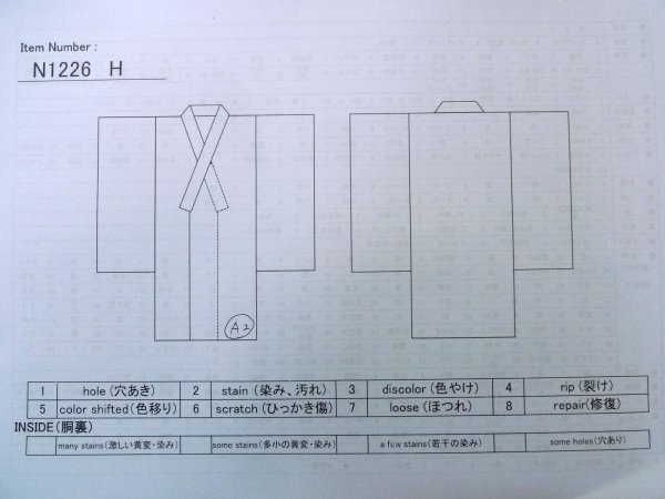 画像13: N1226H 女性用喪服  シルク(正絹) 黒,  【中古】【USED】【リサイクル】 ★★★☆☆【N1226H】 (13)