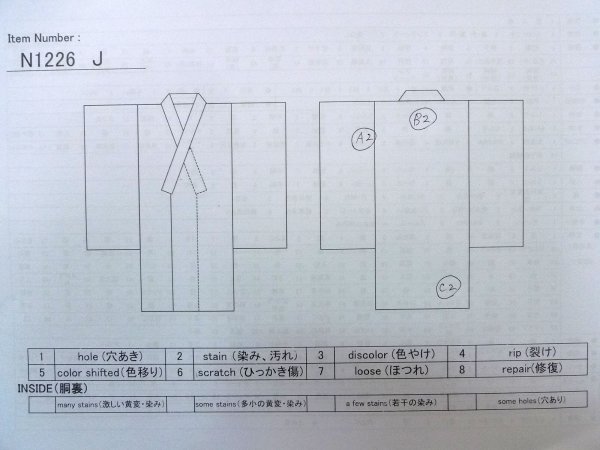 画像12: N1226J 女性用喪服  シルク(正絹) 黒,  【中古】【USED】【リサイクル】 ★★★☆☆【N1226J】 (12)