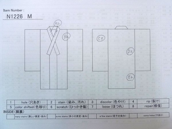 画像10: N1226M 女性用喪服  シルク(正絹) 黒,  【中古】【USED】【リサイクル】 ★★★☆☆【N1226M】 (10)