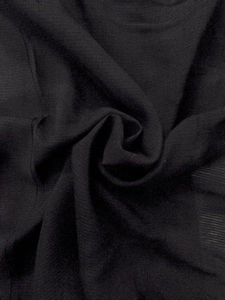 画像10: N1226N 女性用喪服  シルク(正絹) 黒,  【中古】【USED】【リサイクル】 ★☆☆☆☆【N1226N】 (10)