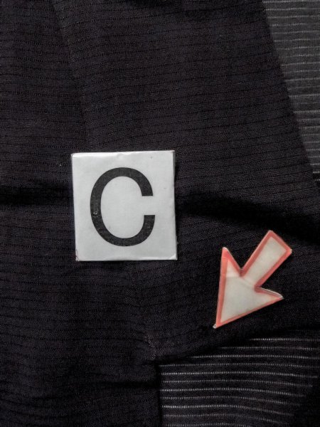 画像14: N1226N 女性用喪服  シルク(正絹) 黒,  【中古】【USED】【リサイクル】 ★☆☆☆☆【N1226N】 (14)