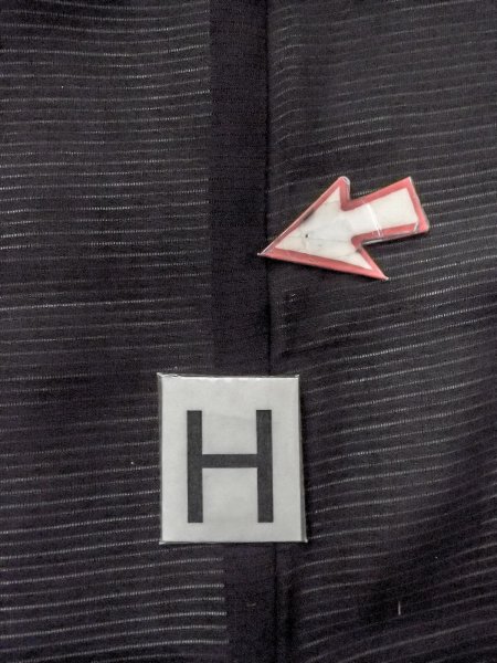 画像19: N1226N 女性用喪服  シルク(正絹) 黒,  【中古】【USED】【リサイクル】 ★☆☆☆☆【N1226N】 (19)