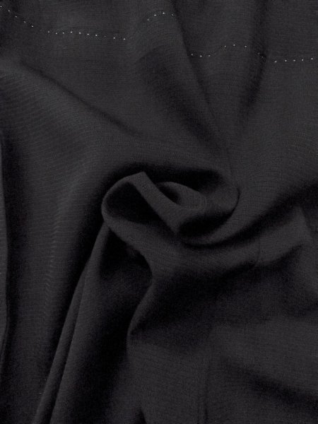 画像8: N1226Q 女性用喪服  シルク（正絹） 黒,  【中古】【USED】【リサイクル】 ★★★★☆【N1226Q】 (8)