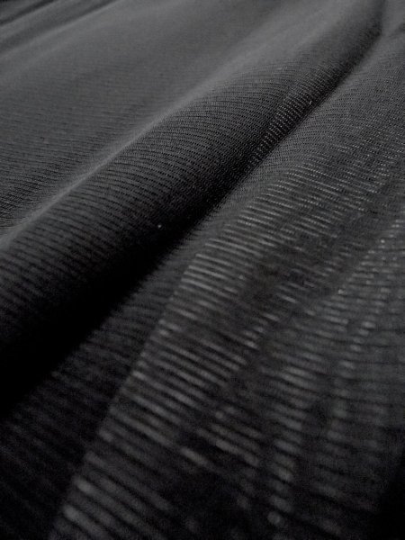 画像6: N1226S 女性用喪服  シルク（正絹） 黒,  【中古】【USED】【リサイクル】 ★★☆☆☆【N1226S】 (6)