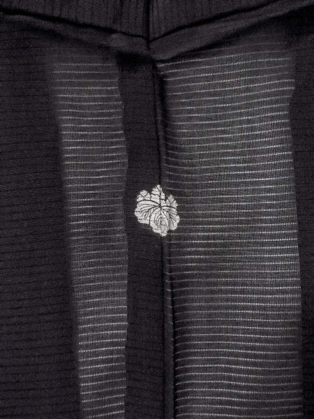 画像3: N1226U 女性用喪服  シルク（正絹） 黒,  【中古】【USED】【リサイクル】 ★★★☆☆【N1226U】 (3)