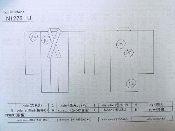 画像12: N1226U 女性用喪服  シルク（正絹） 黒,  【中古】【USED】【リサイクル】 ★★★☆☆【N1226U】 (12)