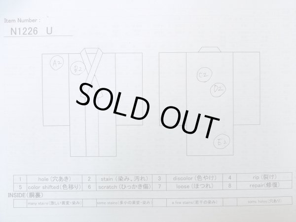 画像12: N1226U 女性用喪服  シルク（正絹） 黒,  【中古】【USED】【リサイクル】 ★★★☆☆【N1226U】 (12)