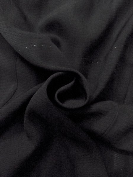 画像9: N1226X 女性用喪服  シルク（正絹） 黒,  【中古】【USED】【リサイクル】 ★★★☆☆【N1226X】 (9)