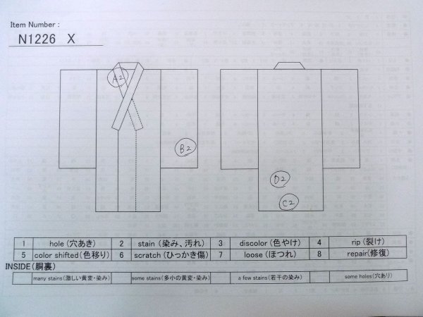 画像11: N1226X 女性用喪服  シルク（正絹） 黒,  【中古】【USED】【リサイクル】 ★★★☆☆【N1226X】 (11)