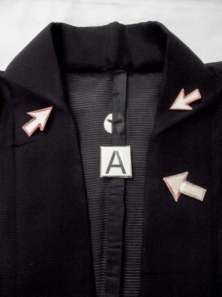 画像12: N1226Y 女性用喪服  シルク（正絹） 黒,  【中古】【USED】【リサイクル】 ★★★☆☆【N1226Y】 (12)