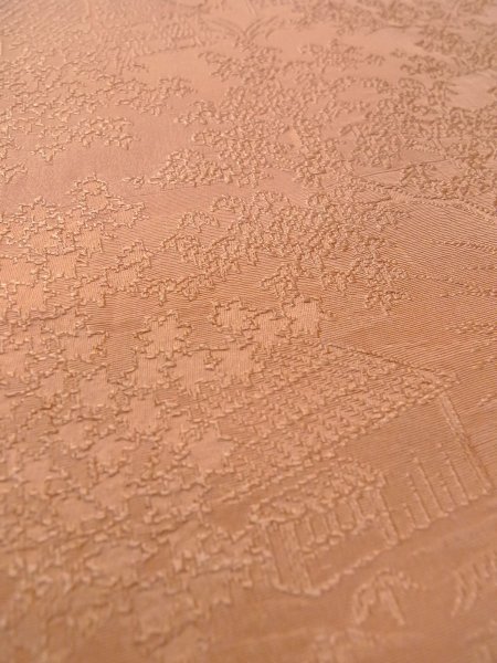 画像9: O0117A 女性用色無地  シルク（正絹） 淡いベージュ, 風景 【中古】【USED】【リサイクル】 ★★☆☆☆【O0117A】 (9)