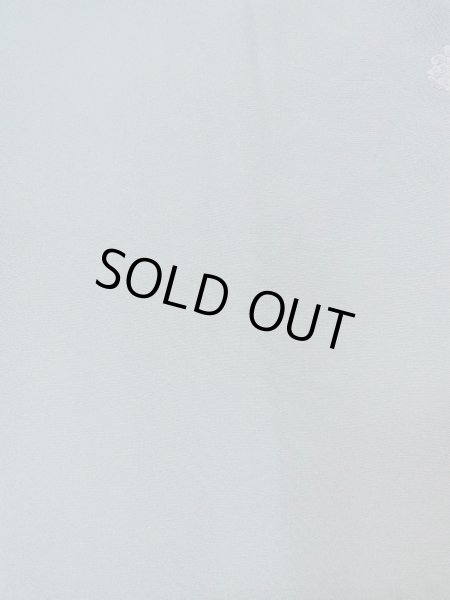 画像4: O0117B 女性用色無地  シルク（正絹） 淡い灰色がかった水色,  【中古】【USED】【リサイクル】 ★★☆☆☆【O0117B】 (4)