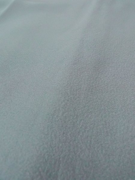 画像9: O0117B 女性用色無地  シルク(正絹) 淡い灰色がかった水色,  【中古】【USED】【リサイクル】 ★★☆☆☆【O0117B】 (9)