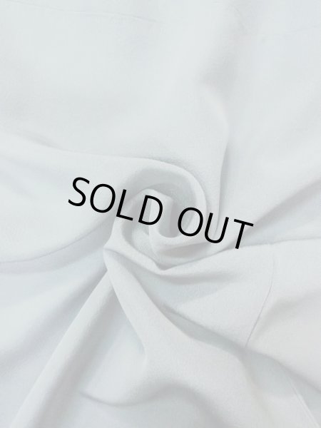 画像12: O0117B 女性用色無地  シルク（正絹） 淡い灰色がかった水色,  【中古】【USED】【リサイクル】 ★★☆☆☆【O0117B】 (12)