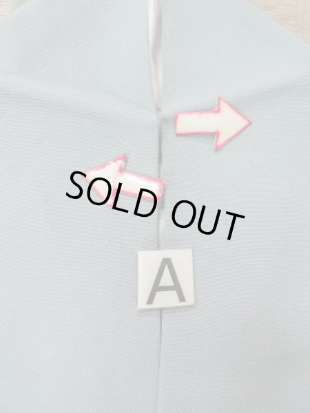 画像15: O0117B 女性用色無地  シルク（正絹） 淡い灰色がかった水色,  【中古】【USED】【リサイクル】 ★★☆☆☆【O0117B】 (15)