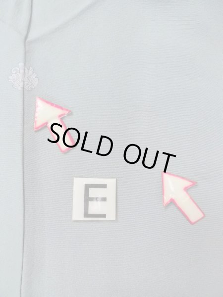 画像19: O0117B 女性用色無地  シルク（正絹） 淡い灰色がかった水色,  【中古】【USED】【リサイクル】 ★★☆☆☆【O0117B】 (19)