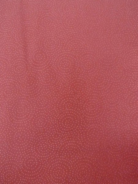 画像6: O0117C 女性用色無地  シルク(正絹) 珊瑚色,  【中古】【USED】【リサイクル】 ★★★☆☆【O0117C】 (6)