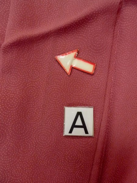 画像15: O0117C 女性用色無地  シルク(正絹) 珊瑚色,  【中古】【USED】【リサイクル】 ★★★☆☆【O0117C】 (15)