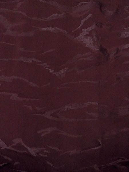 画像4: O0117D 女性用色無地  シルク(正絹) 深い紫みえんじ,  【中古】【USED】【リサイクル】 ★★☆☆☆【O0117D】 (4)