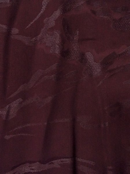 画像5: O0117D 女性用色無地  シルク(正絹) 深い紫みえんじ,  【中古】【USED】【リサイクル】 ★★☆☆☆【O0117D】 (5)