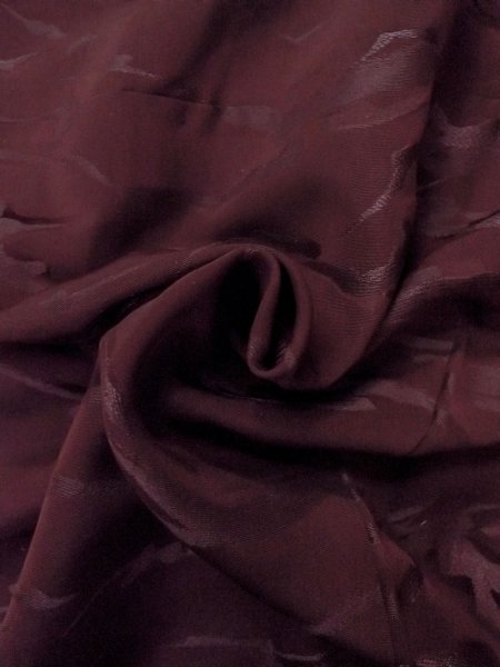 画像11: O0117D 女性用色無地  シルク(正絹) 深い紫みえんじ,  【中古】【USED】【リサイクル】 ★★☆☆☆【O0117D】 (11)