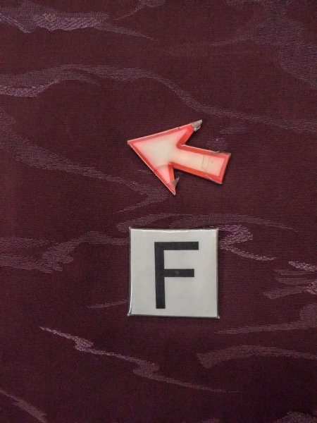 画像19: O0117D 女性用色無地  シルク(正絹) 深い紫みえんじ,  【中古】【USED】【リサイクル】 ★★☆☆☆【O0117D】 (19)