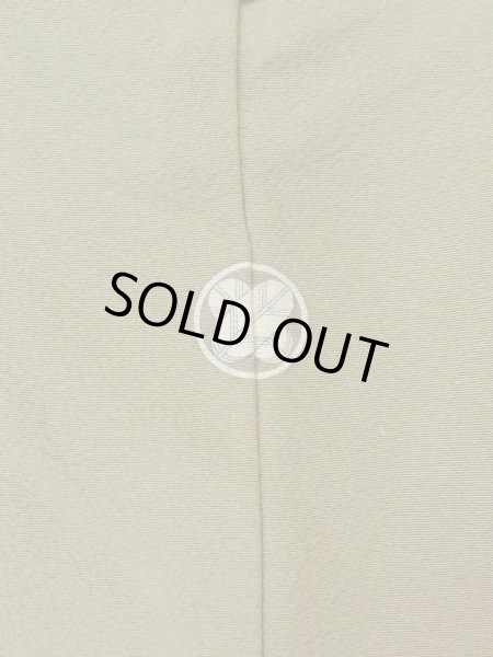 画像3: O0117G 女性用色無地  シルク（正絹） 灰色がかった緑色,  【中古】【USED】【リサイクル】 ★★☆☆☆【O0117G】 (3)