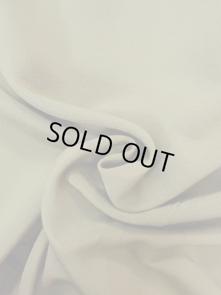 画像12: O0117G 女性用色無地  シルク（正絹） 灰色がかった緑色,  【中古】【USED】【リサイクル】 ★★☆☆☆【O0117G】 (12)