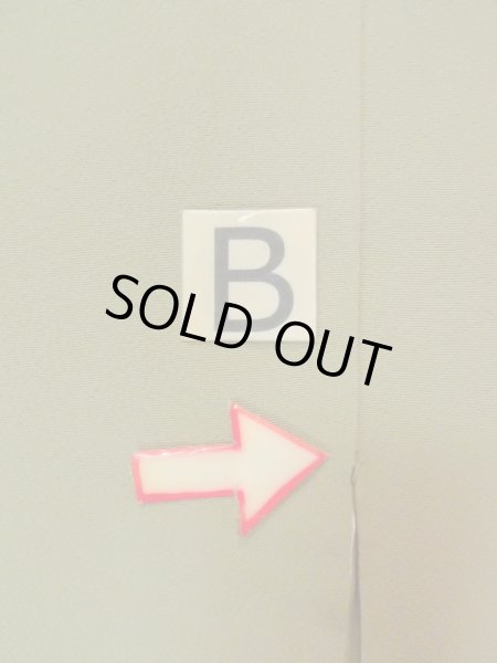 画像16: O0117G 女性用色無地  シルク（正絹） 灰色がかった緑色,  【中古】【USED】【リサイクル】 ★★☆☆☆【O0117G】 (16)