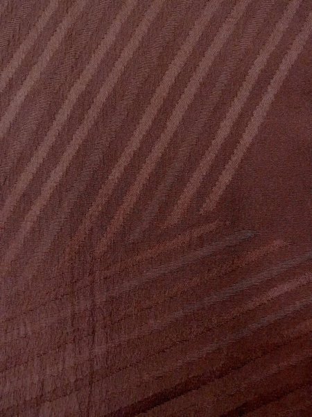 画像7: O0117H 女性用色無地  シルク(正絹) 茶色,  【中古】【USED】【リサイクル】 ★★★☆☆【O0117H】 (7)