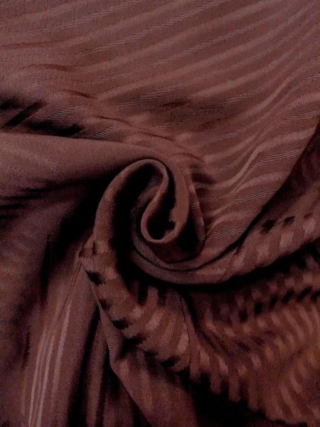 画像13: O0117H 女性用色無地  シルク(正絹) 茶色,  【中古】【USED】【リサイクル】 ★★★☆☆【O0117H】 (13)