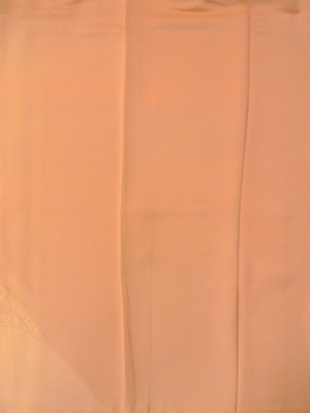 画像4: O0117I 女性用色無地  シルク(正絹) 山吹,  【中古】【USED】【リサイクル】 ★★☆☆☆【O0117I】 (4)